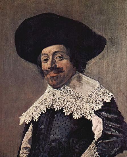 Frans Hals Portrait of a Man. Norge oil painting art